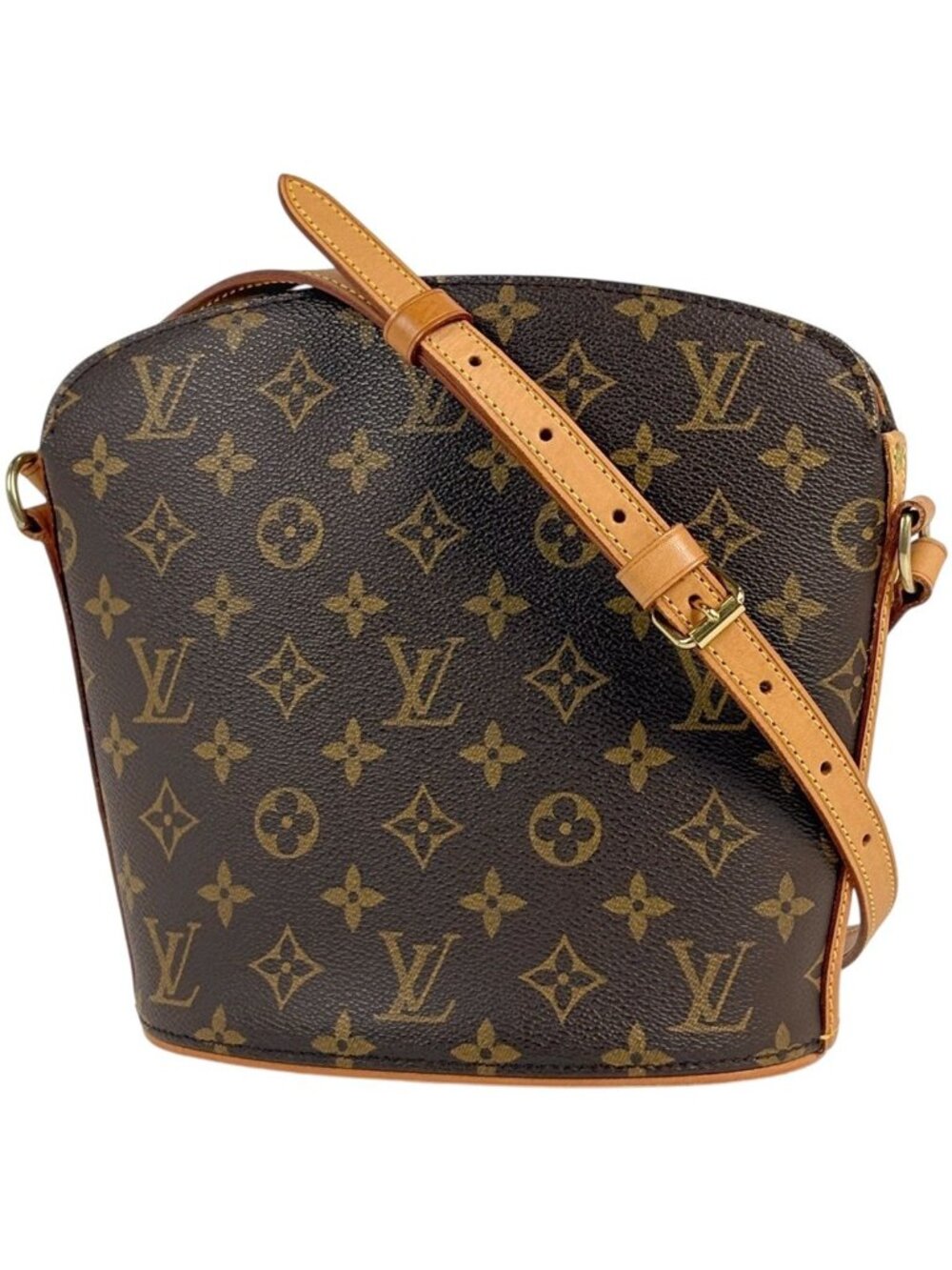 Louis Vuitton Drouot Shoulder Bag Monogram Brown